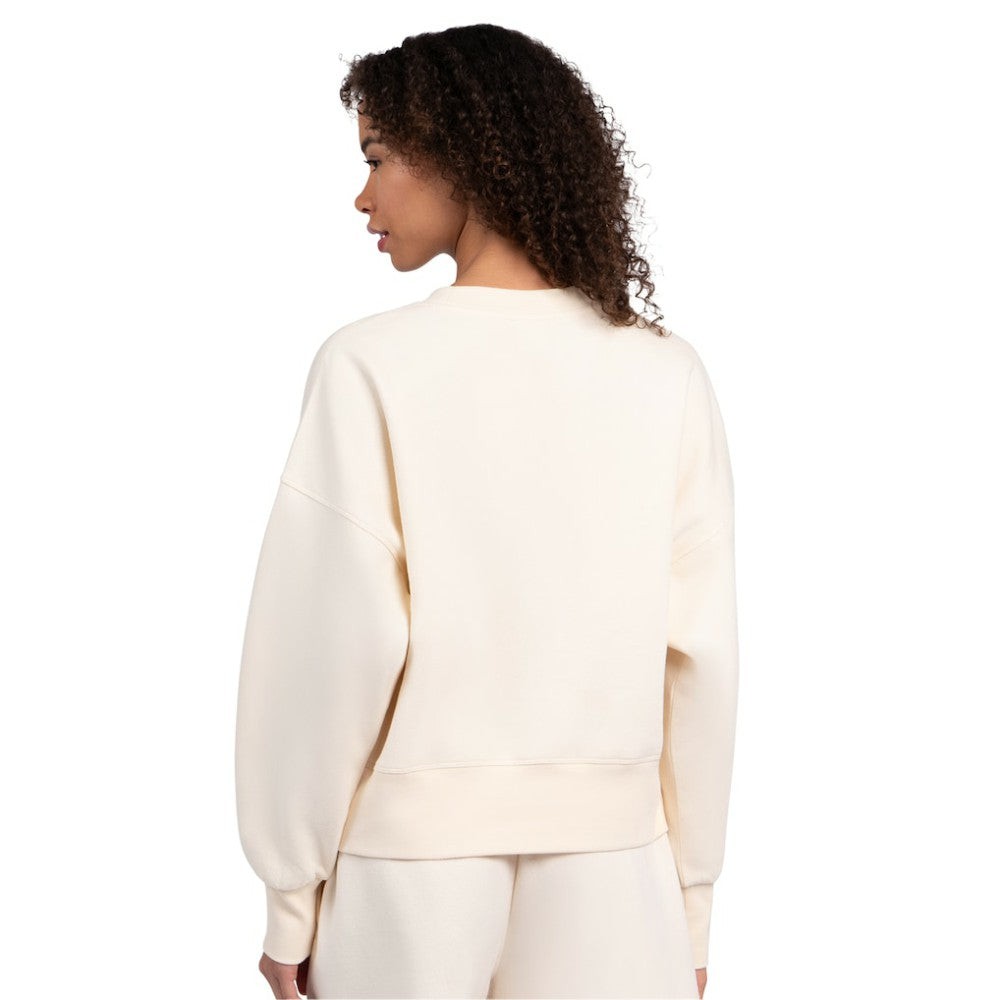 Pittsburgh Penguins Starter Women's Boxy Cropped Sweatshirt - Cream - NHL