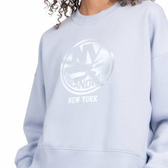 New York Islanders Starter Women's Boxy Cropped Sweatshirt - Blue - NHL