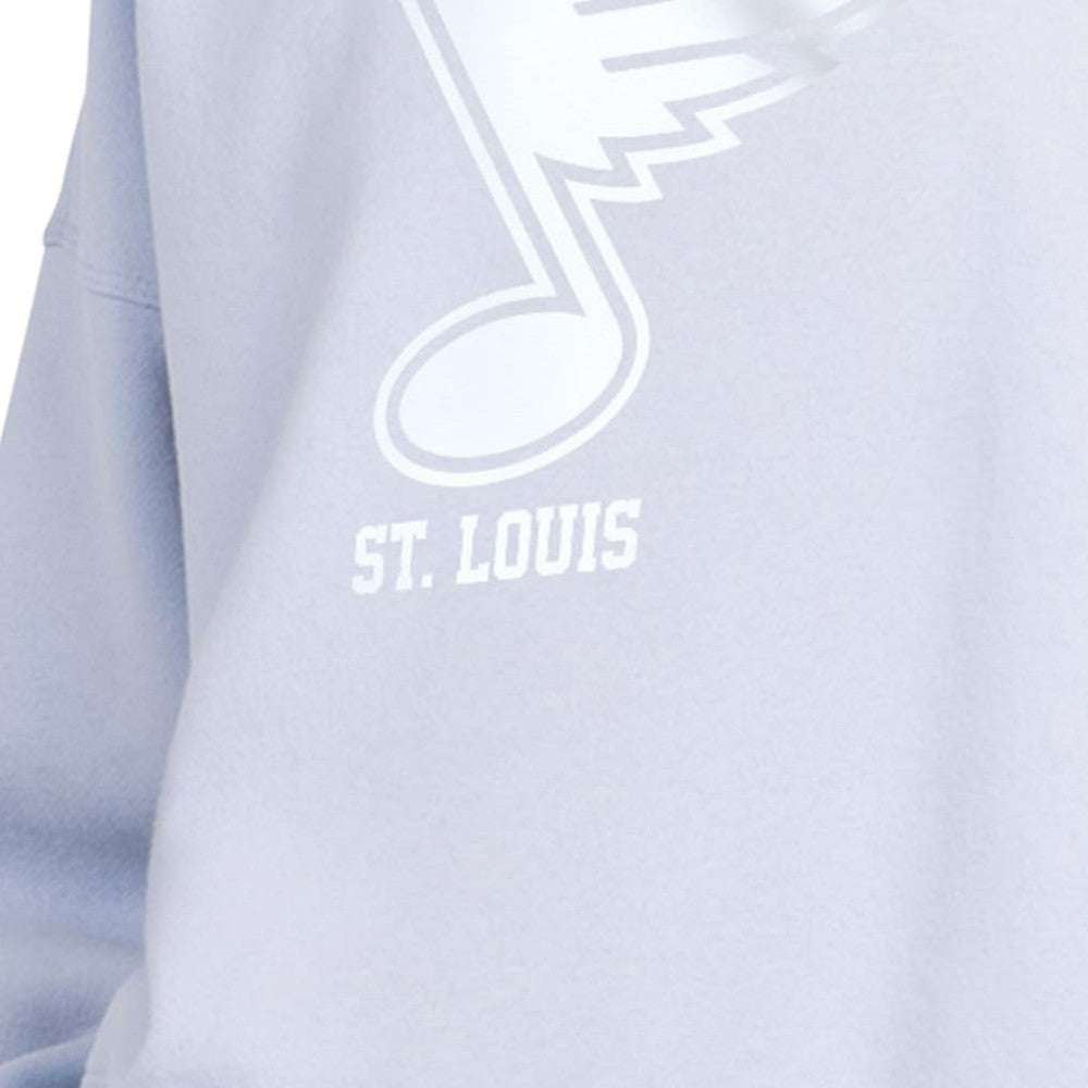 St. Louis Blues Starter Women's Boxy Cropped Sweatshirt - Blue - NHL
