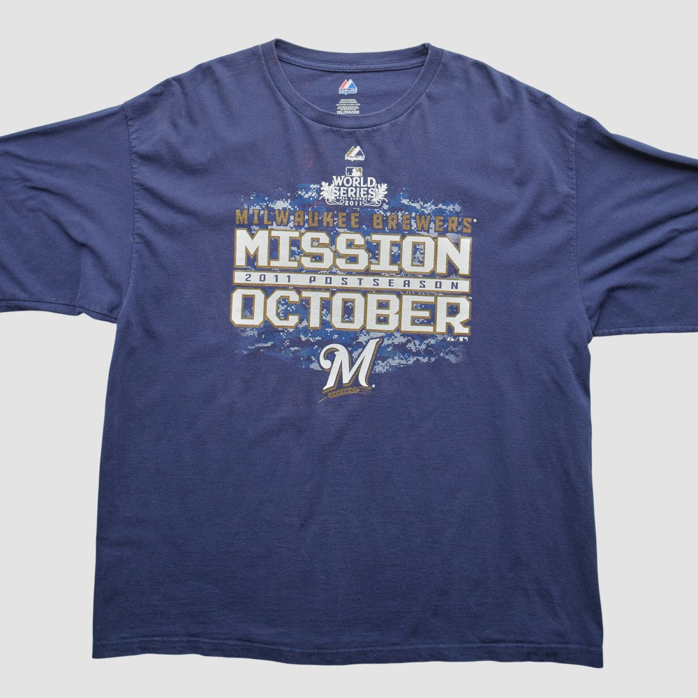 Milwaukee Brewers Majestic 2011 Long Sleeve T-Shirt - MLB