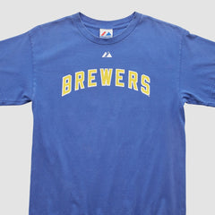 Milwaukee Brewers Majestic 2000s T-Shirt - MLB