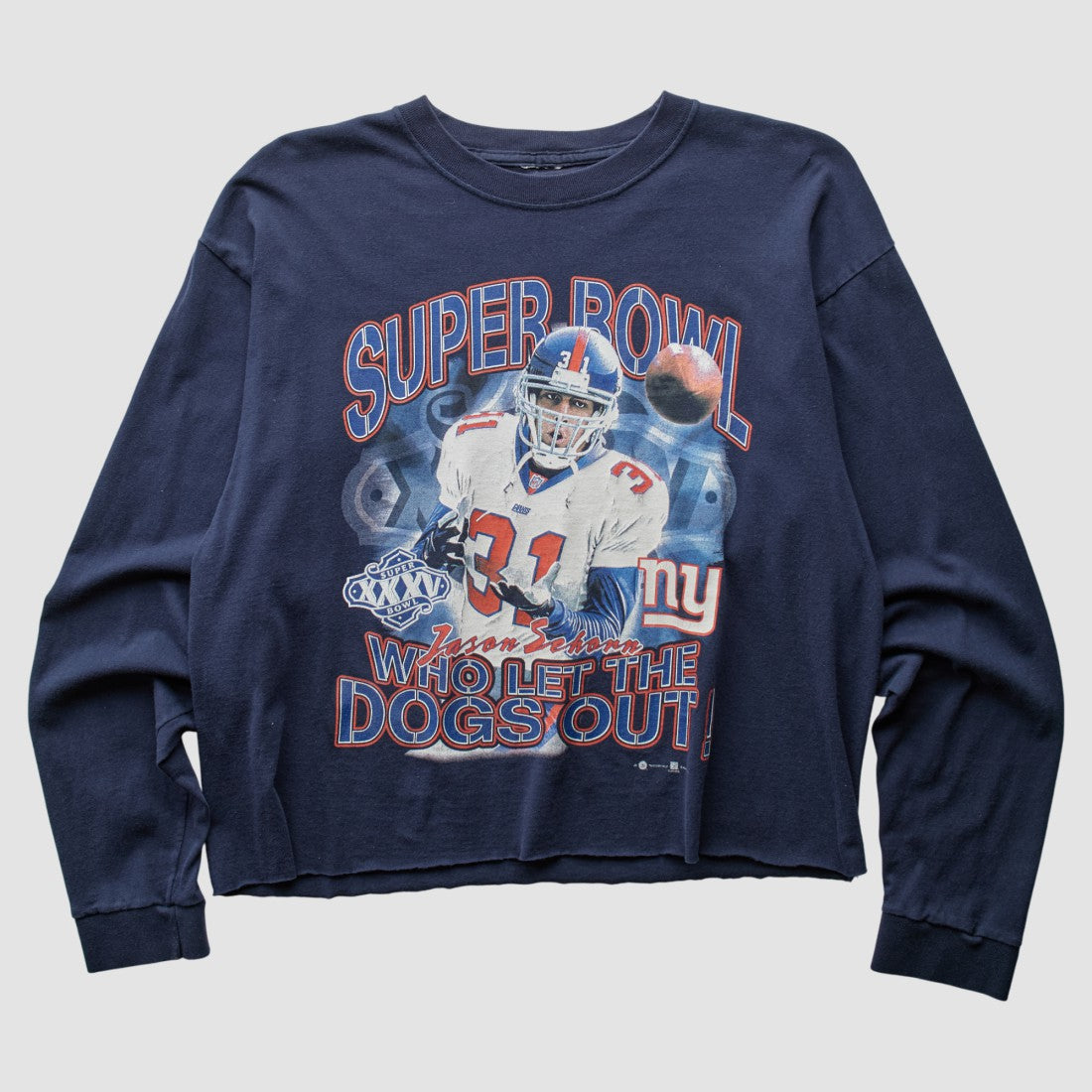 New York Giants 2001 T-Shirt Navy Vintage | Fanatics