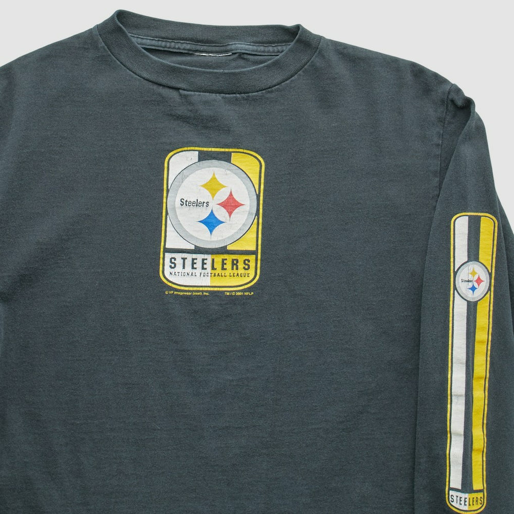 Pittsburgh Steelers VF Imagewear 2001 Pullover Sweatshirt Gray Vintage | Fanatics