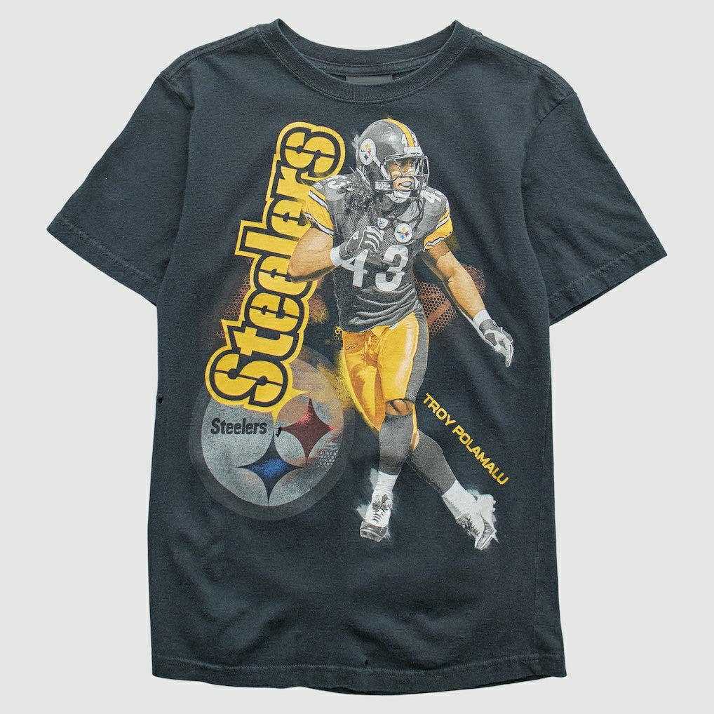 Pittsburgh Steelers Reebok 2000s T-Shirt Black Vintage | Fanatics