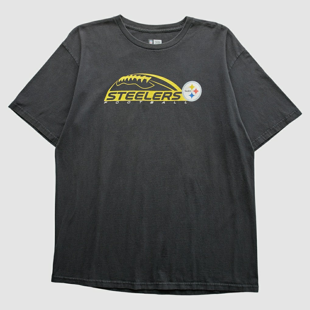 Pittsburgh Steelers 2010s T-Shirt Black Vintage | Fanatics