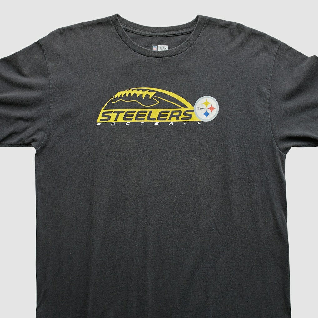Pittsburgh Steelers 2010s T-Shirt Black Vintage | Fanatics