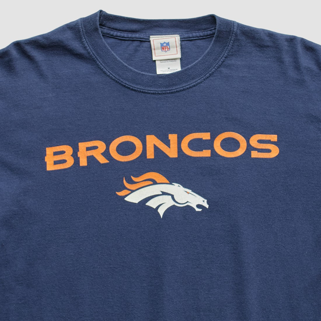 Denver Broncos NFL 2000s T-Shirt Navy Vintage | Fanatics