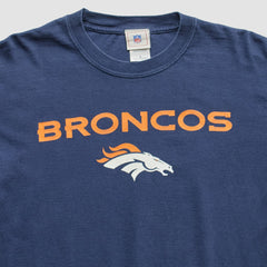 Denver Broncos NFL 2000s T-Shirt Navy Vintage | Fanatics