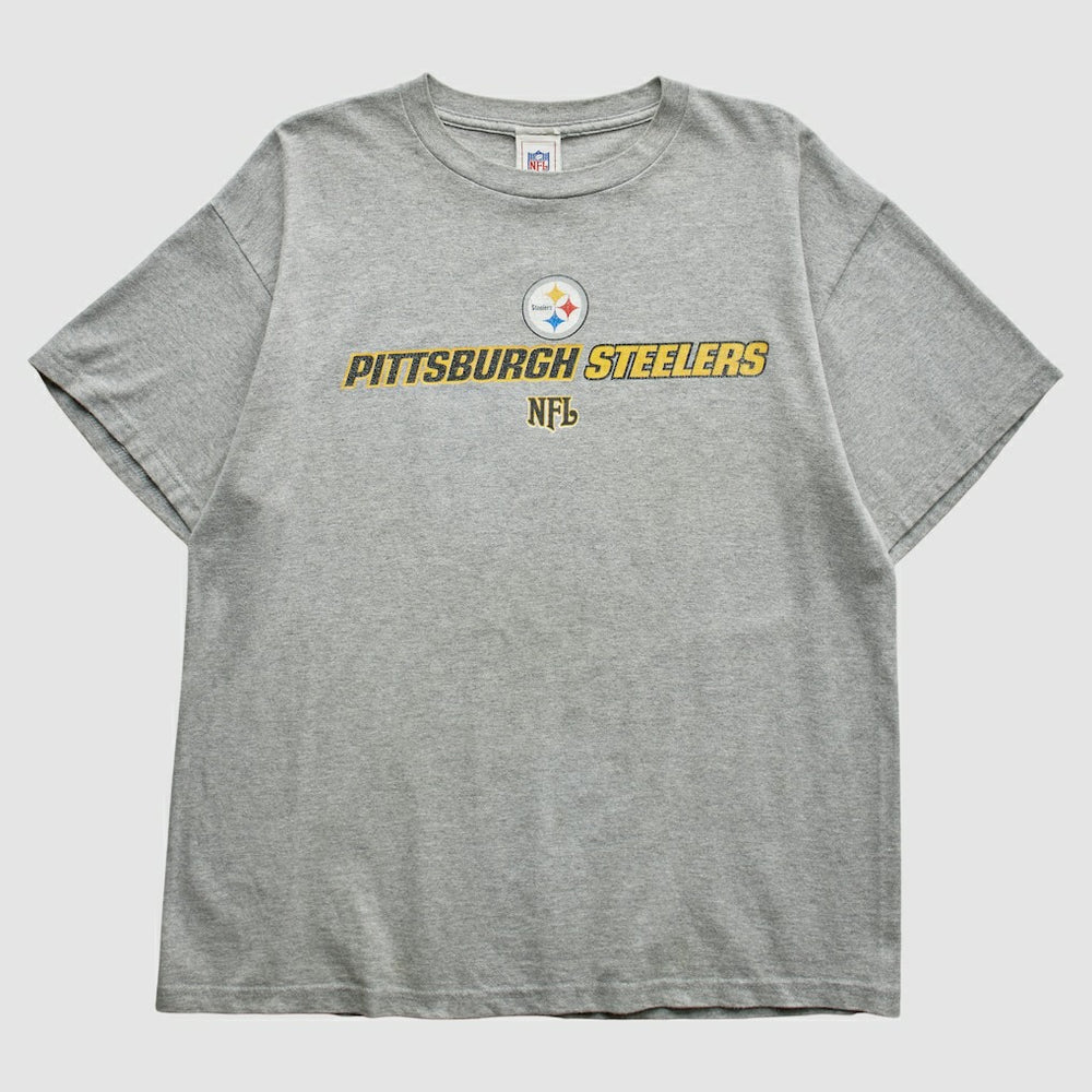 Pittsburgh Steelers NFL 2000s T-Shirt Gray Vintage | Fanatics