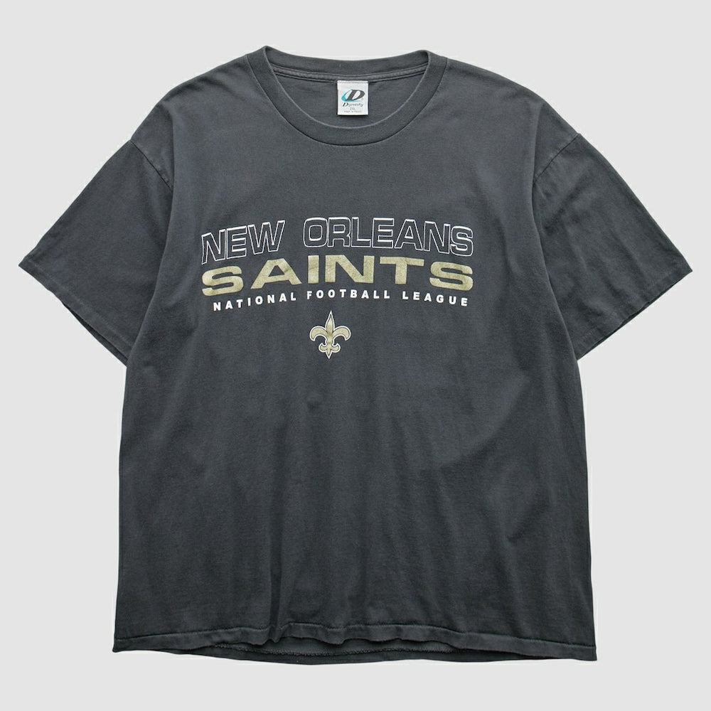 New Orleans Saints Dynasty 2000s T-Shirt Black Vintage | Fanatics