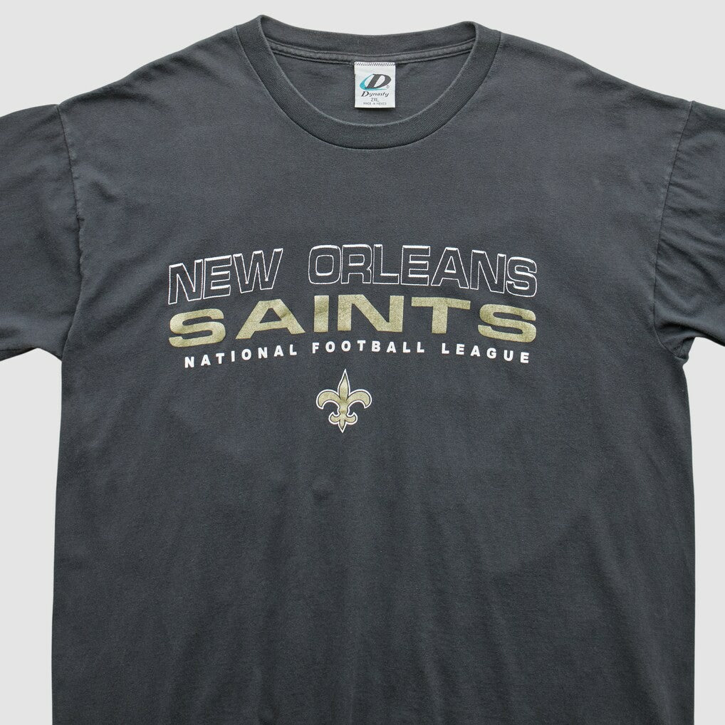 New Orleans Saints Dynasty 2000s T-Shirt Black Vintage | Fanatics