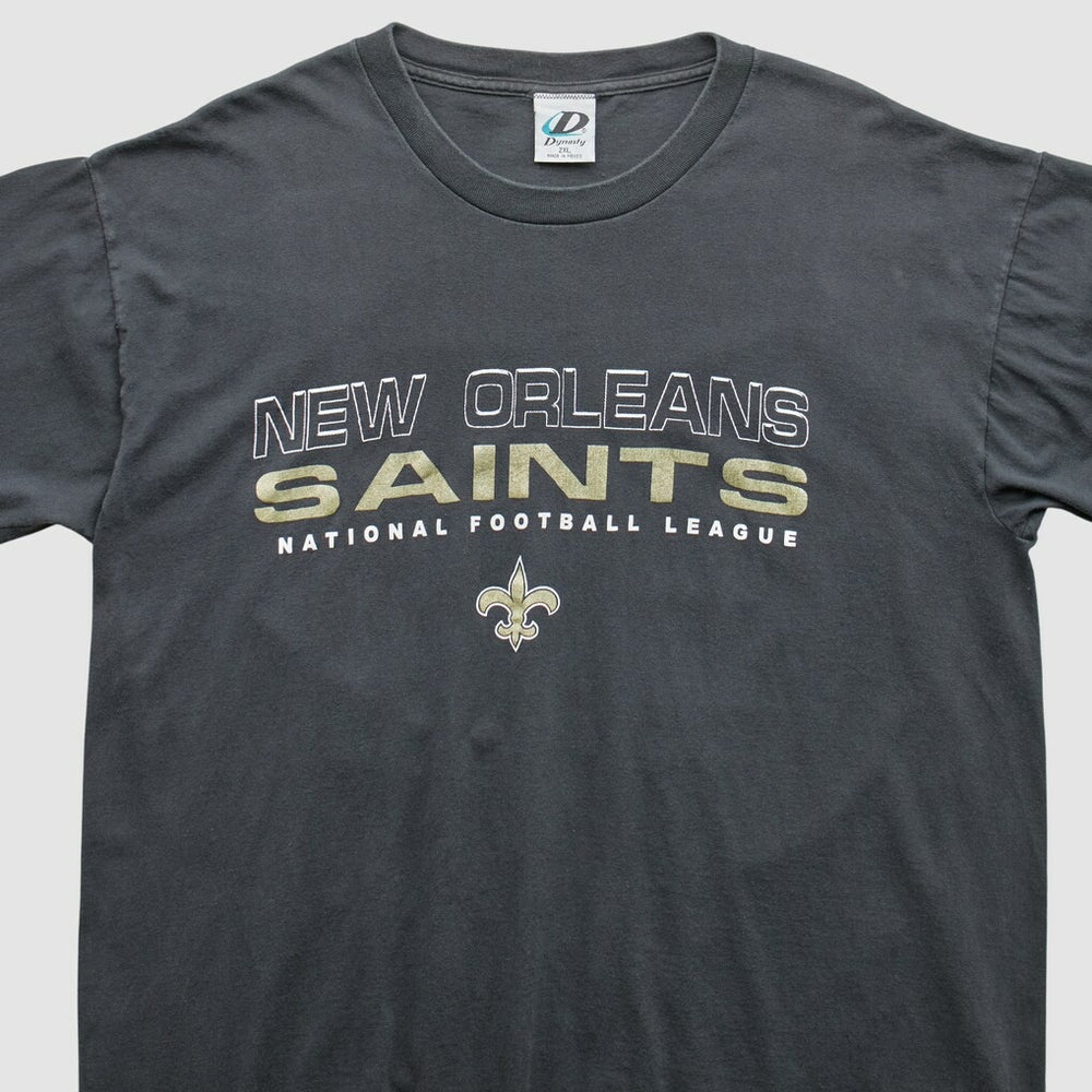 New Orleans Saints Dynasty 2000s T-Shirt Black Vintage | Fanatics