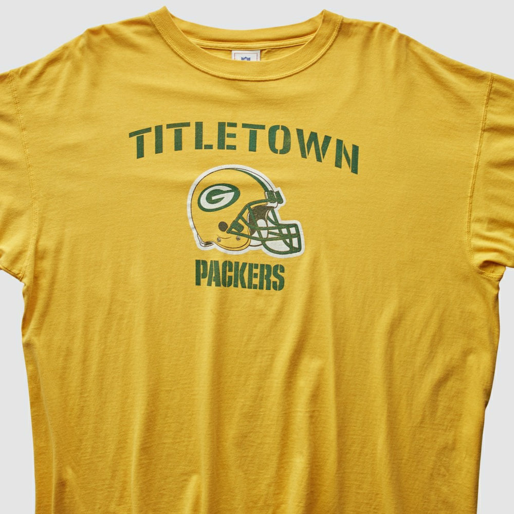 Green Bay Packers NFL 2000s T-Shirt Yellow Vintage | Fanatics