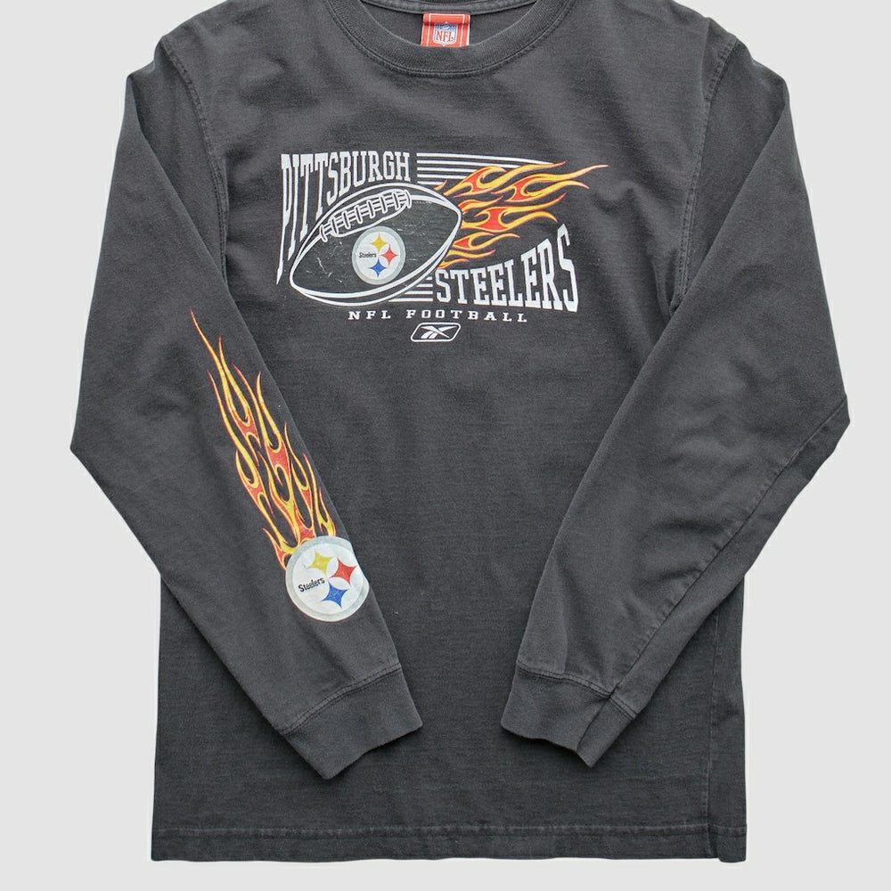 Pittsburgh Steelers NFL 2000s T-Shirt Gray Vintage | Fanatics