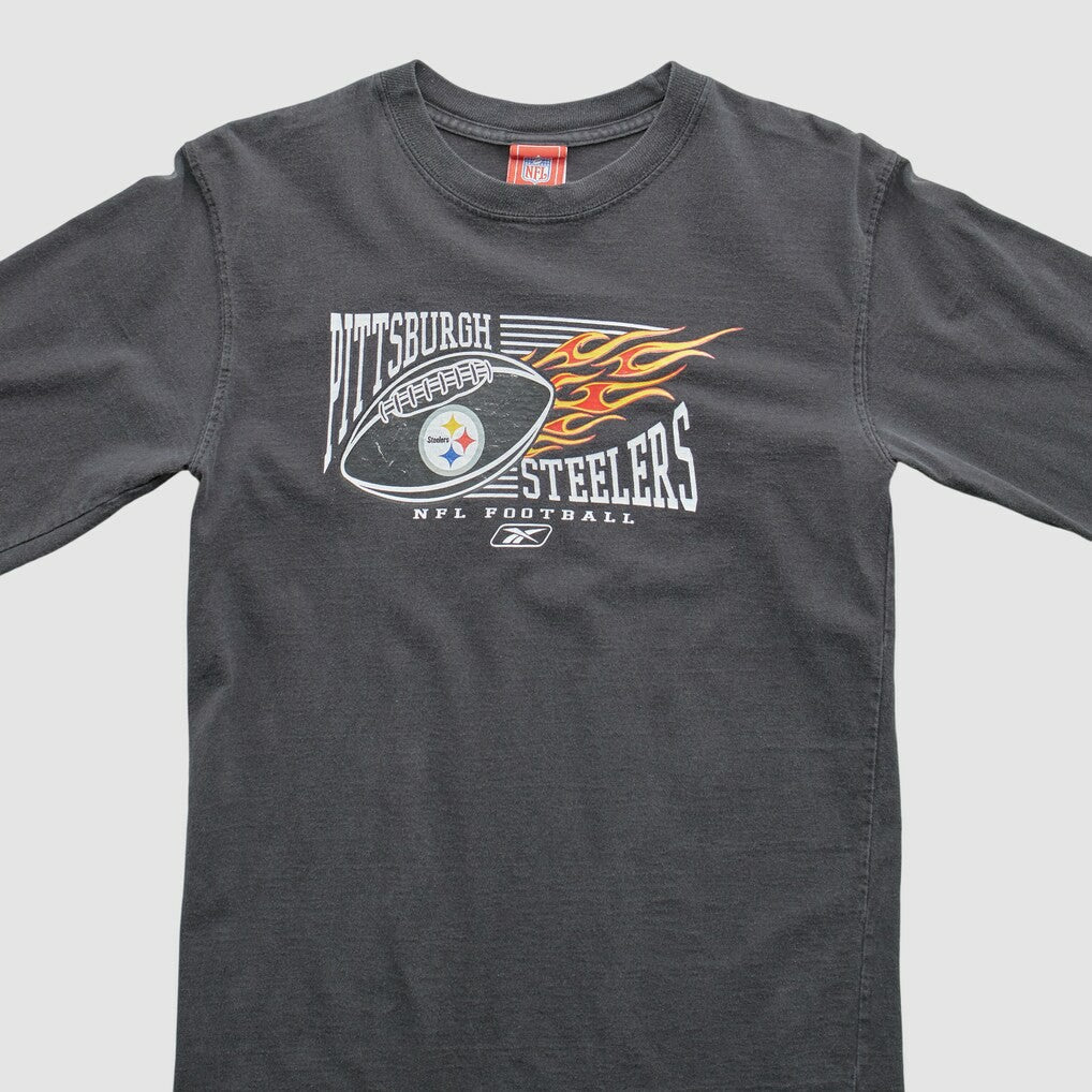 Pittsburgh Steelers NFL 2000s T-Shirt Gray Vintage | Fanatics