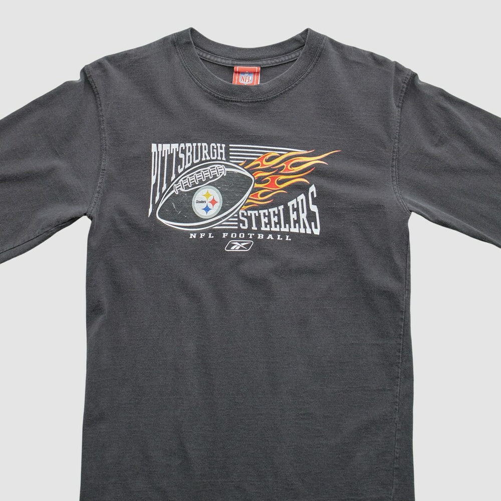 Pittsburgh Steelers NFL 2000s T-Shirt Gray Vintage | Fanatics