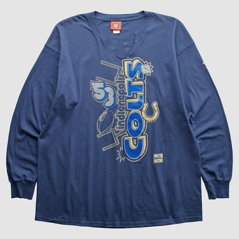 Indianapolis Colts NFL 2000s T-Shirt Blue Vintage | Fanatics