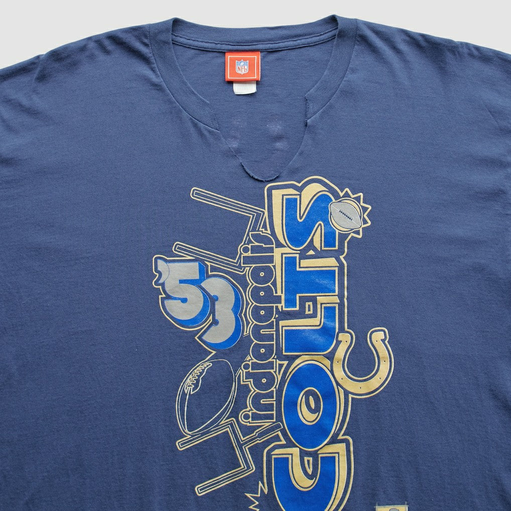 Indianapolis Colts NFL 2000s T-Shirt Blue Vintage | Fanatics