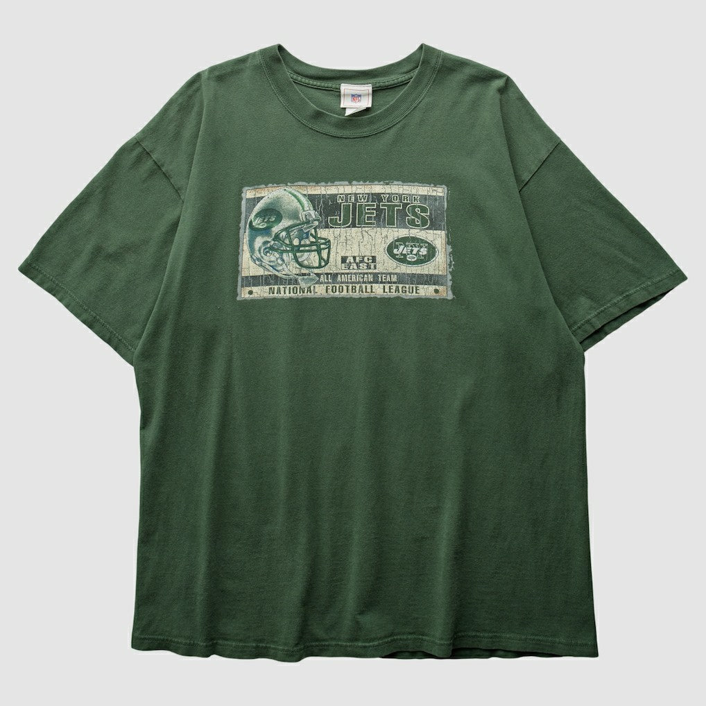 New York Jets NFL 2000s T-Shirt Green Vintage | Fanatics