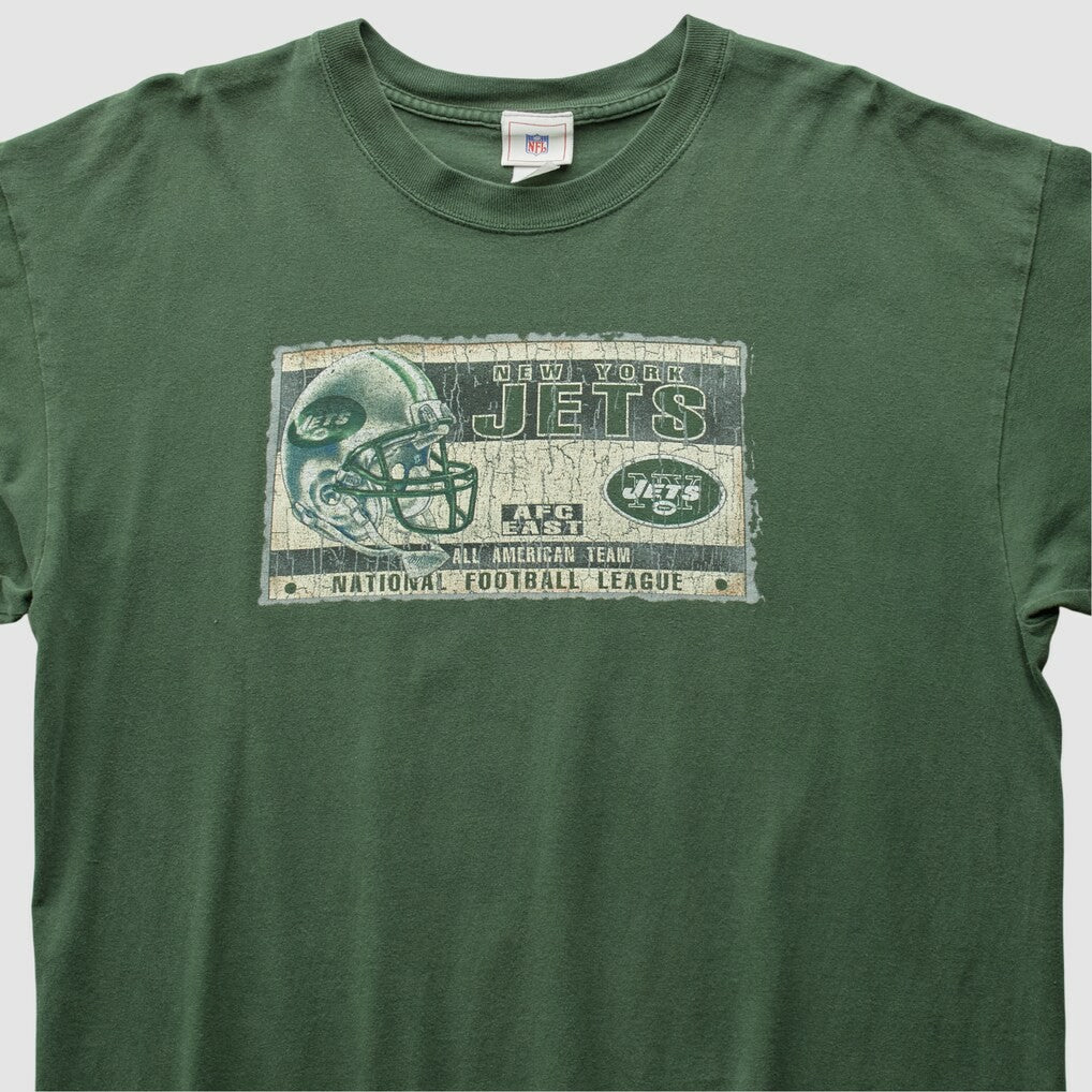 New York Jets NFL 2000s T-Shirt Green Vintage | Fanatics