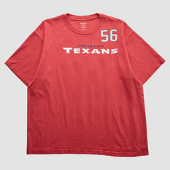 Houston Texans Reebok 2000s T-Shirt Red Vintage | Fanatics