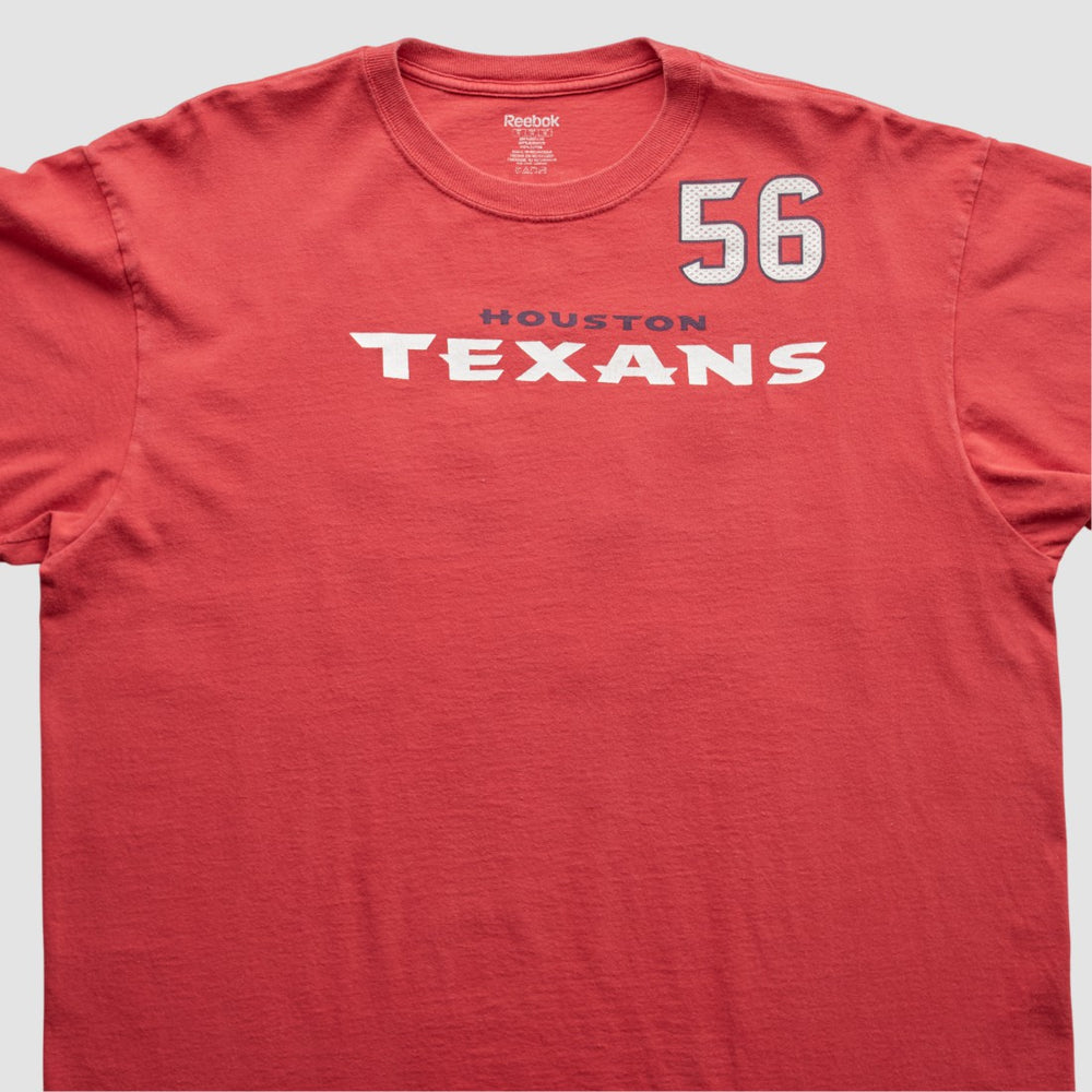 Houston Texans Reebok 2000s T-Shirt Red Vintage | Fanatics