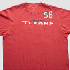 Houston Texans Reebok 2000s T-Shirt Red Vintage | Fanatics