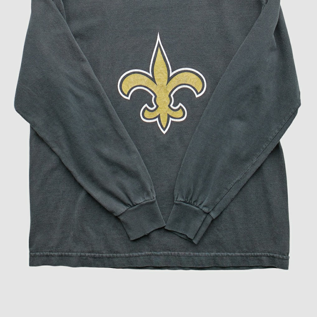 New Orleans Saints Reebok 2000s Long Sleeve T-Shirt Black Vintage | Fanatics