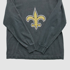 New Orleans Saints Reebok 2000s Long Sleeve T-Shirt Black Vintage | Fanatics
