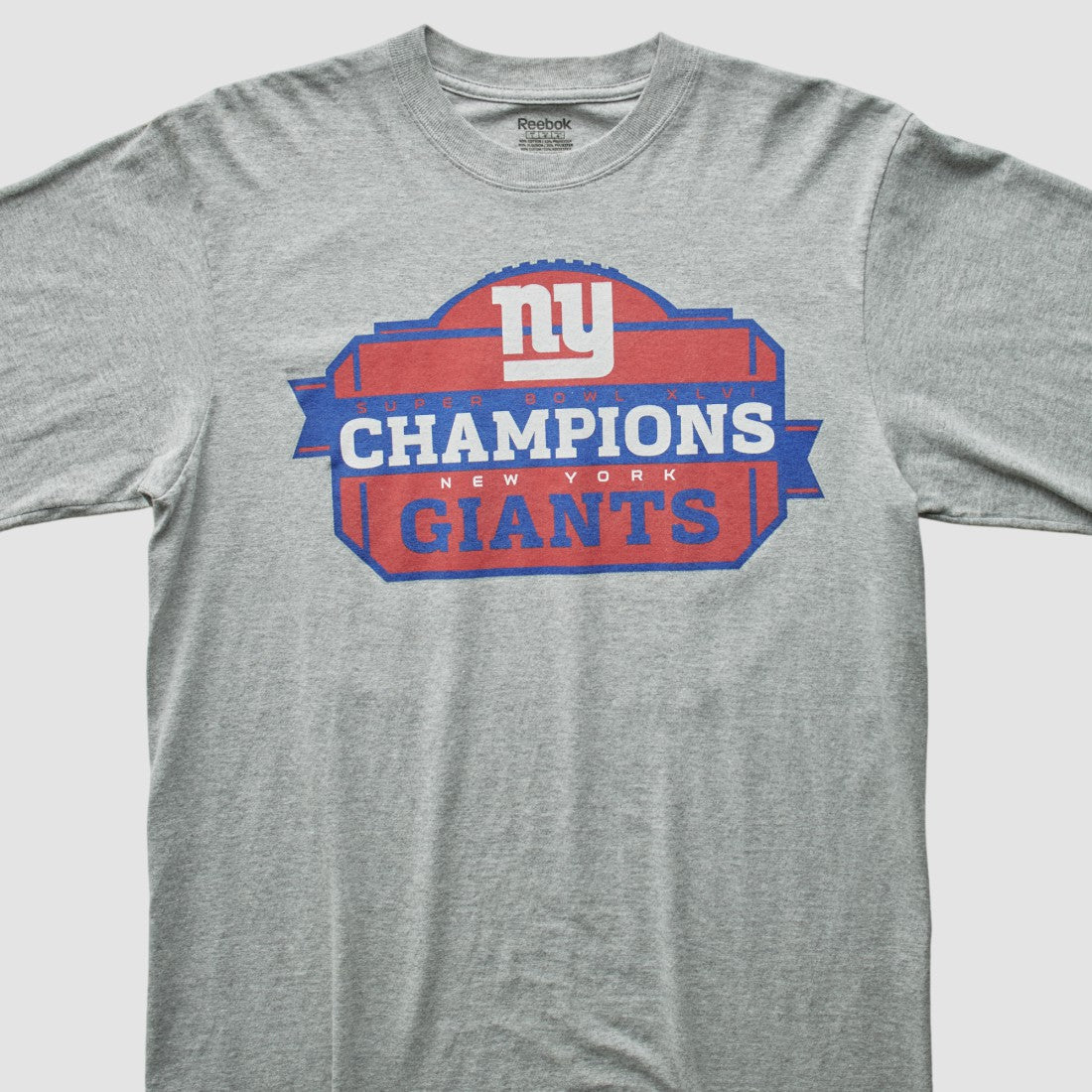 New York Giants Reebok 2012 T-Shirt Gray Vintage | Fanatics