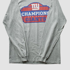 New York Giants Reebok 2012 T-Shirt Gray Vintage | Fanatics