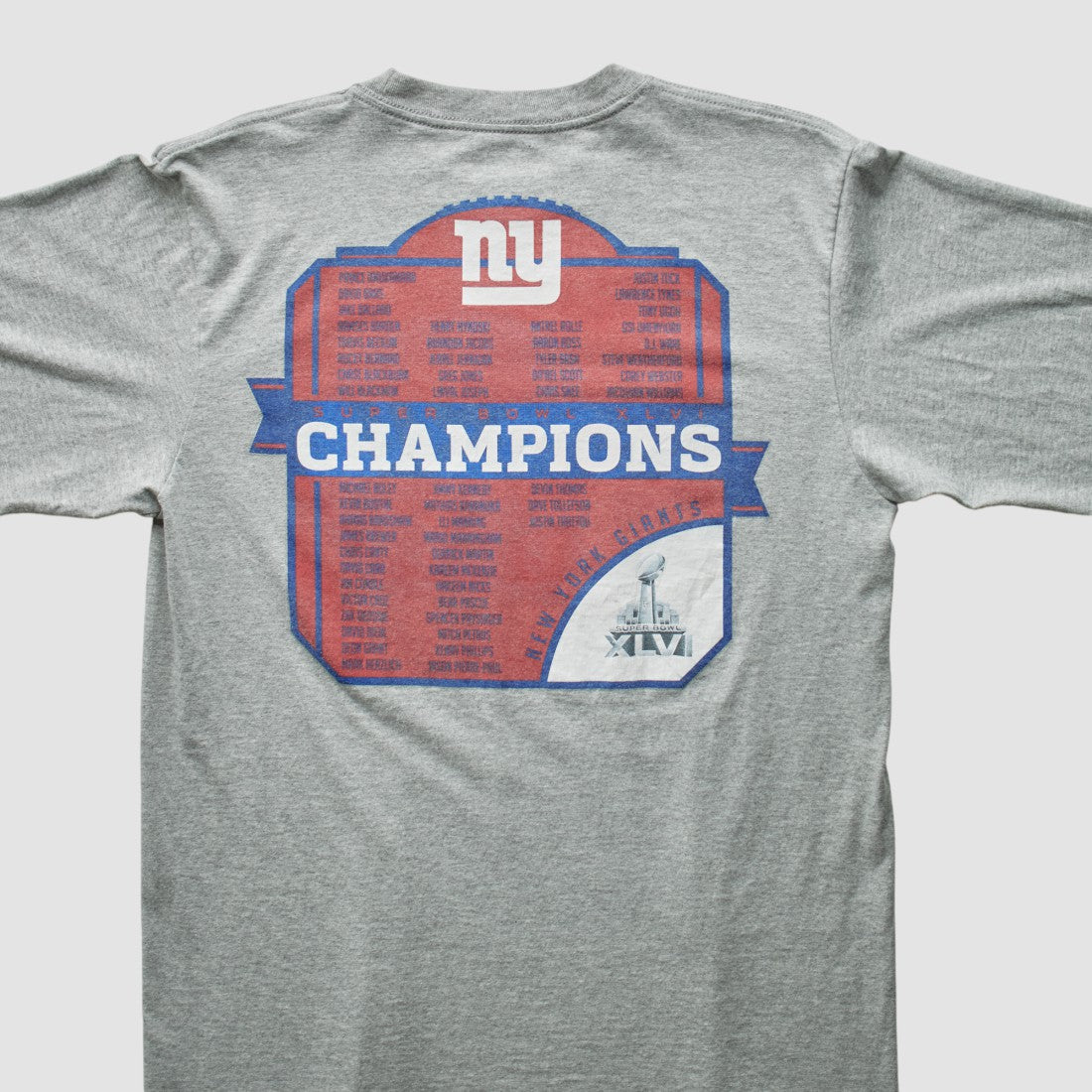 New York Giants Reebok 2012 T-Shirt Gray Vintage | Fanatics
