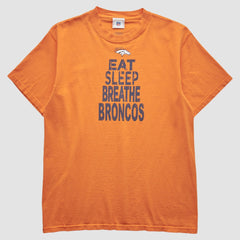 Denver Broncos NFL 2000s T-Shirt Orange Vintage | Fanatics