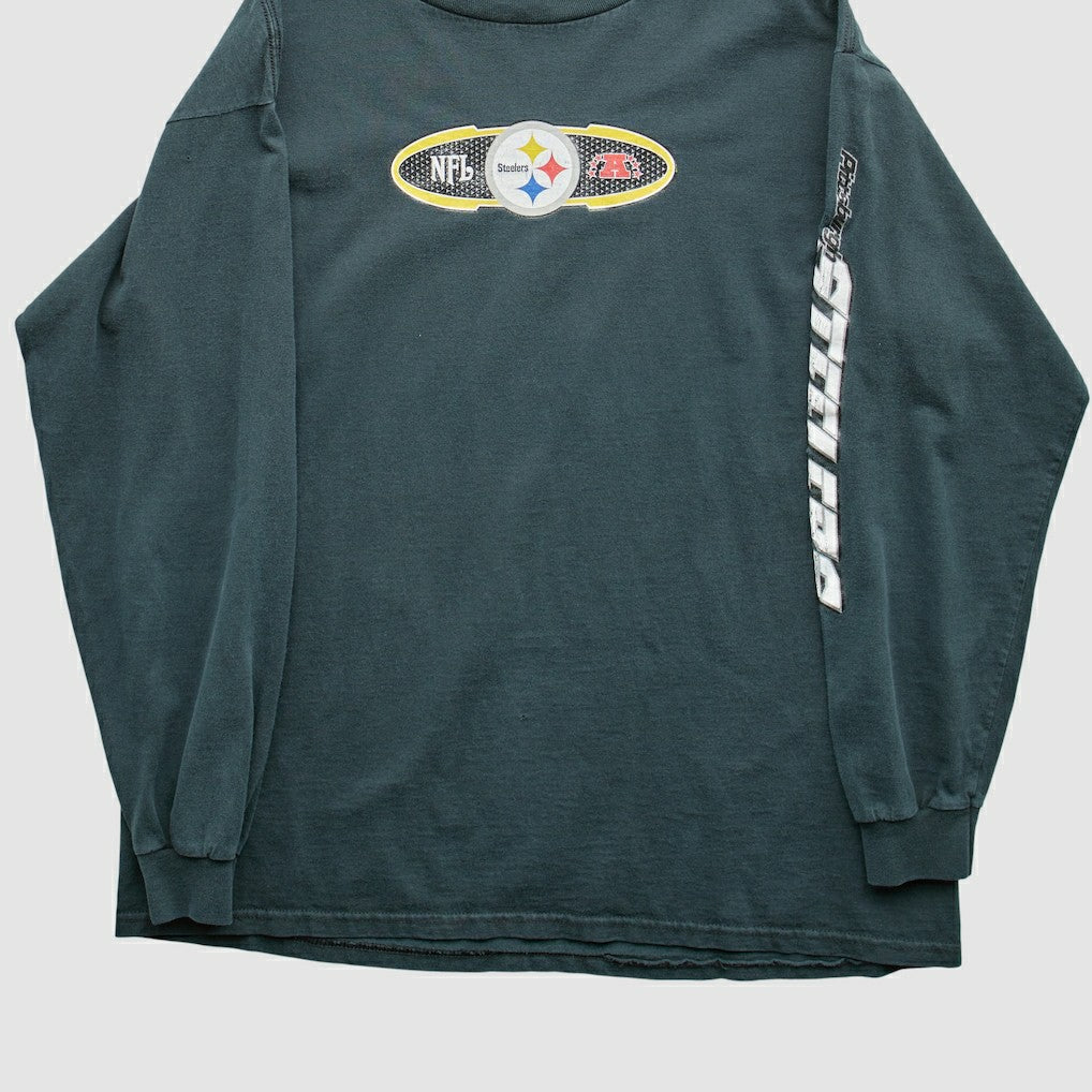 Pittsburgh Steelers NFL 2000s T-Shirt Blue Vintage | Fanatics