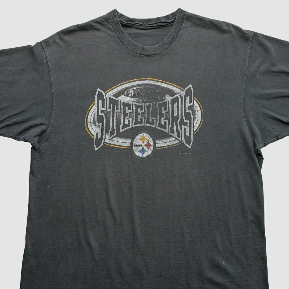 Pittsburgh Steelers 90s T-Shirt Gray Vintage | Fanatics