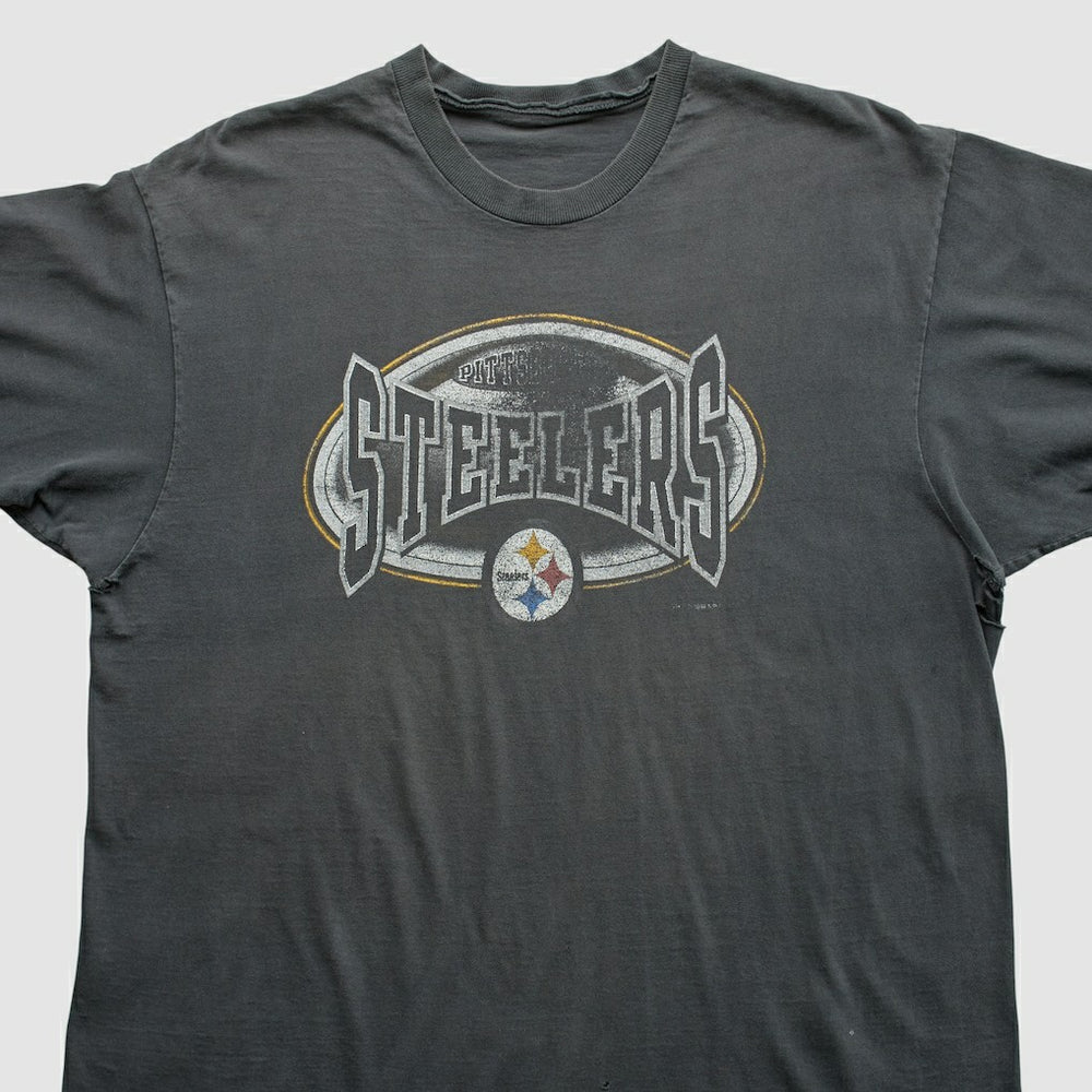 Pittsburgh Steelers 90s T-Shirt Gray Vintage | Fanatics
