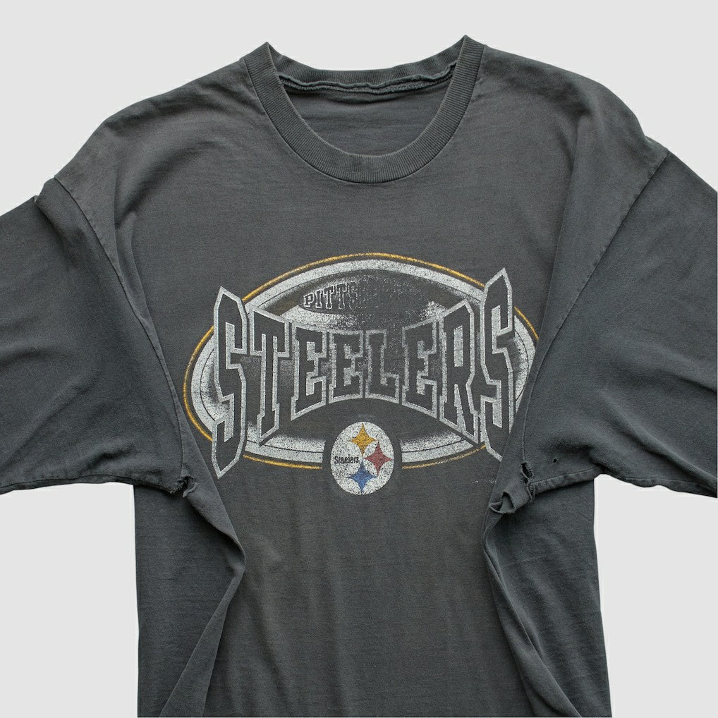 Pittsburgh Steelers 90s T-Shirt Gray Vintage | Fanatics