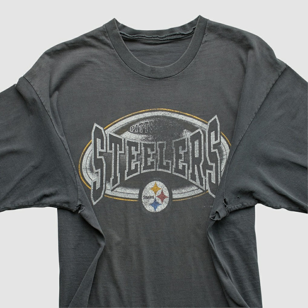 Pittsburgh Steelers 90s T-Shirt Gray Vintage | Fanatics