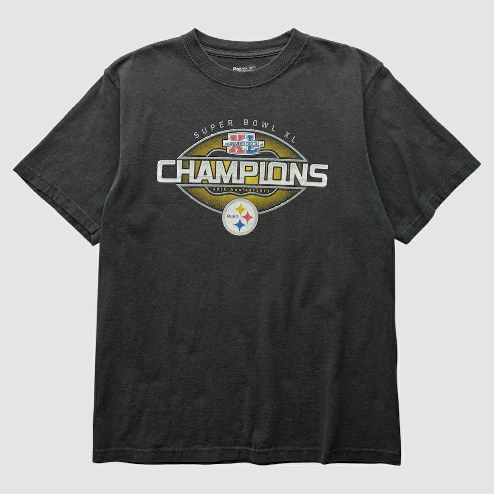 Pittsburgh Steelers Reebok 2006 T-Shirt Black Vintage | Fanatics