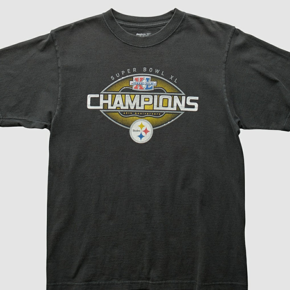 Pittsburgh Steelers Reebok 2006 T-Shirt Black Vintage | Fanatics