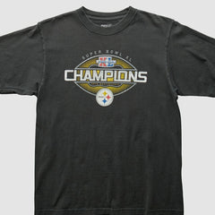 Pittsburgh Steelers Reebok 2006 T-Shirt Black Vintage | Fanatics
