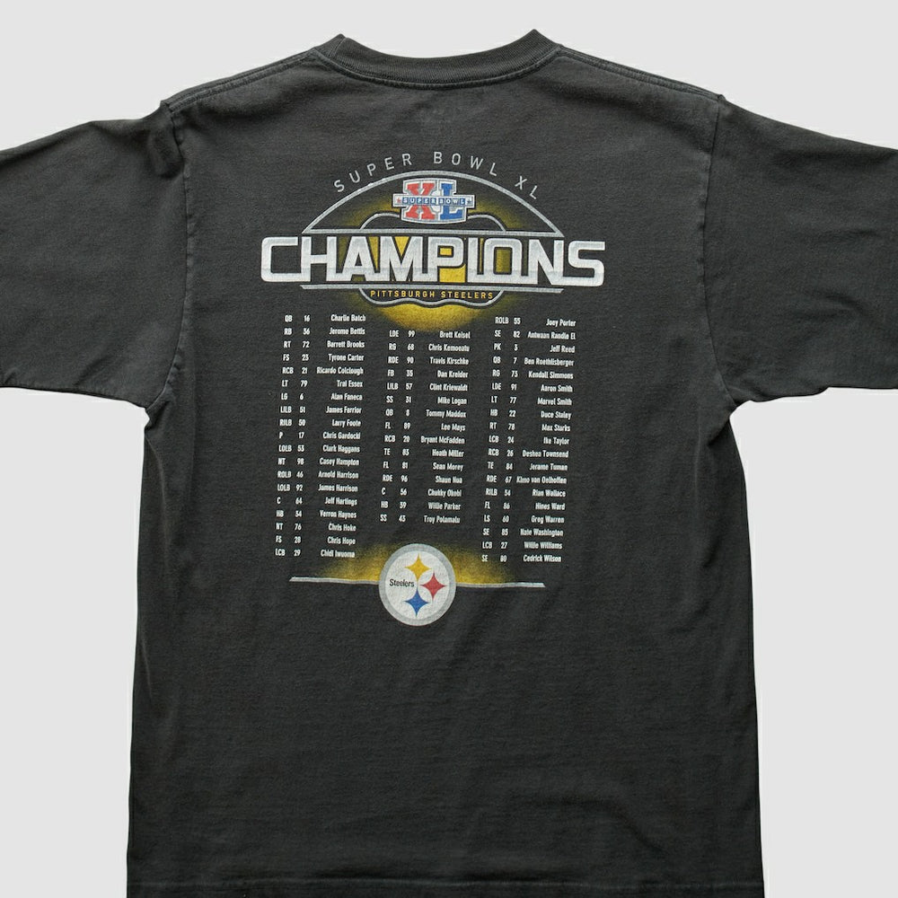 Pittsburgh Steelers Reebok 2006 T-Shirt Black Vintage | Fanatics