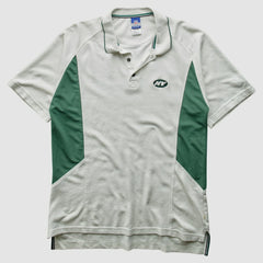 New York Jets Reebok 2000s Polo 3 Buttons T-Shirt White Vintage | Fanatics