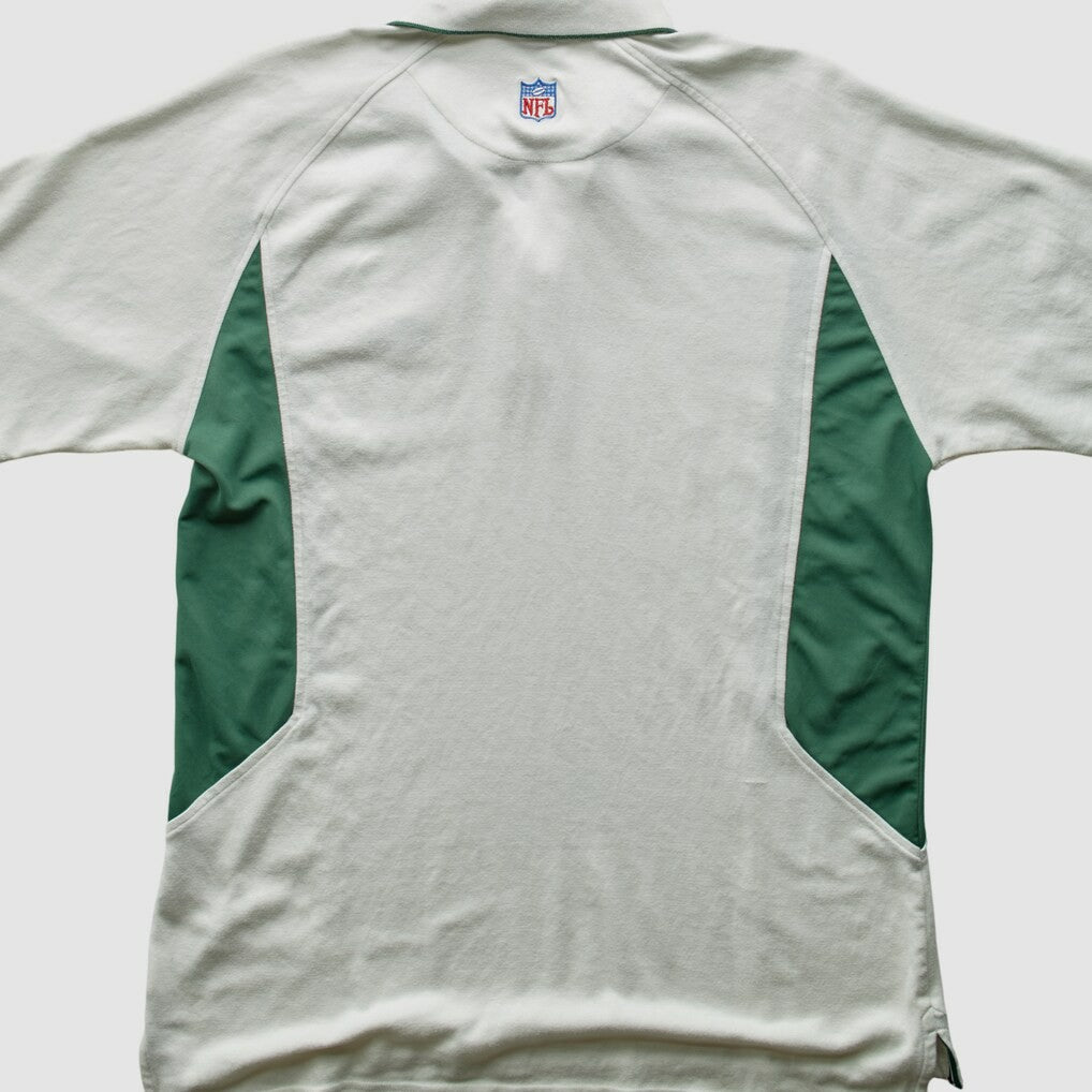 New York Jets Reebok 2000s Polo 3 Buttons T-Shirt White Vintage | Fanatics