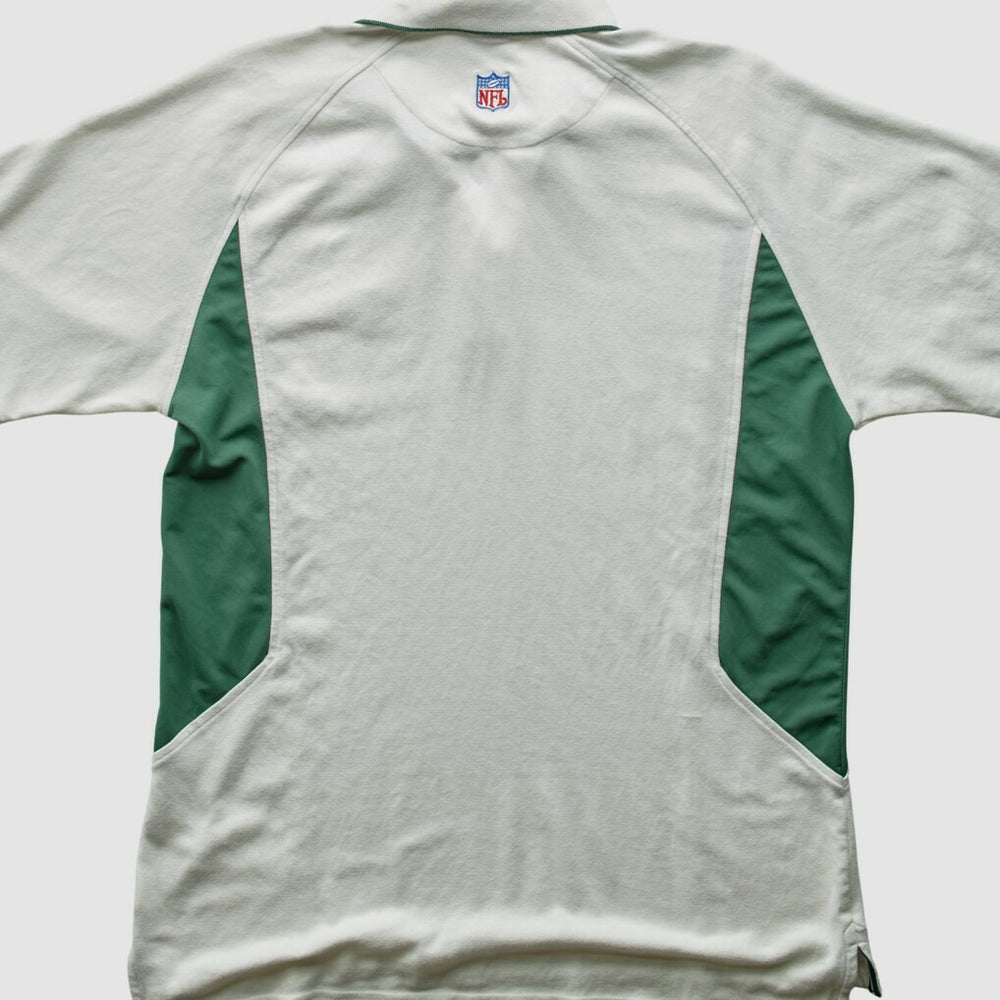 New York Jets Reebok 2000s Polo 3 Buttons T-Shirt White Vintage | Fanatics