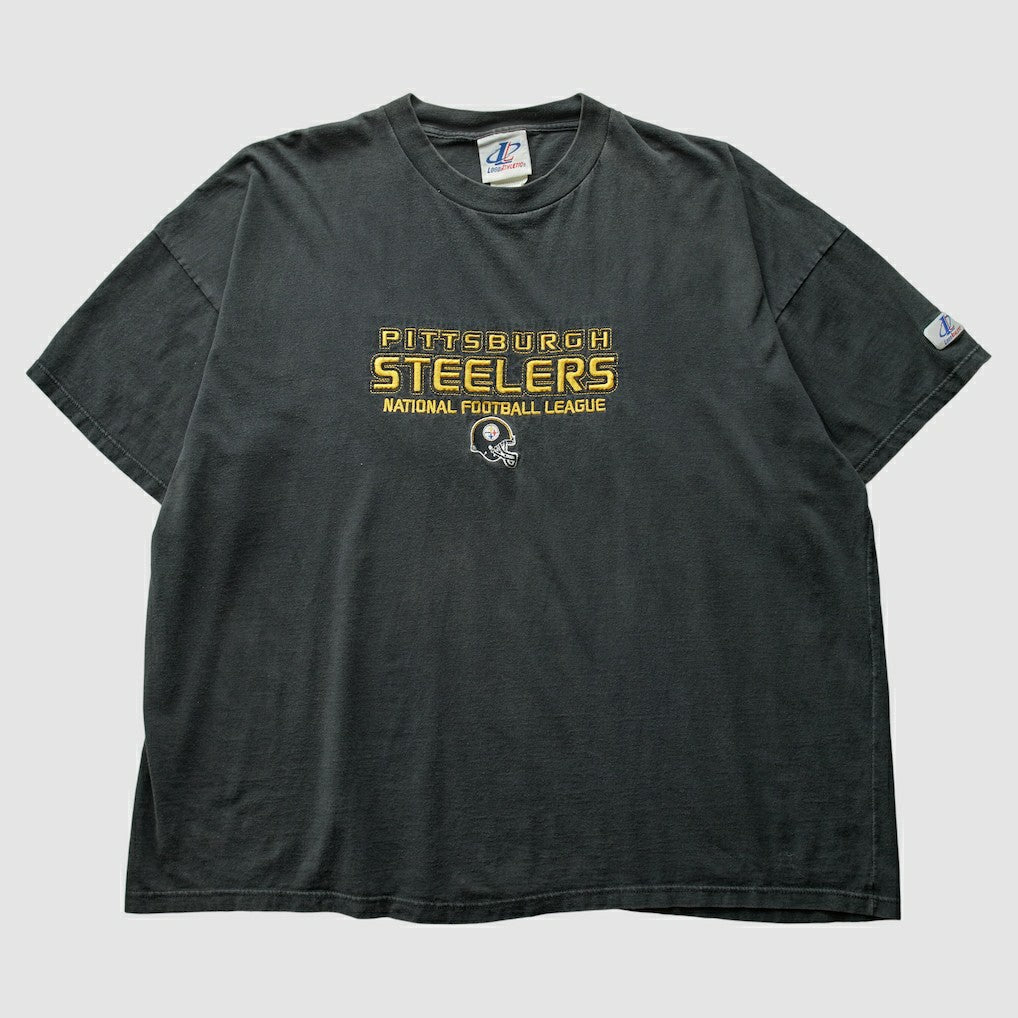 Pittsburgh Steelers Logo Athletic 2000s T-Shirt Black Vintage | Fanatics