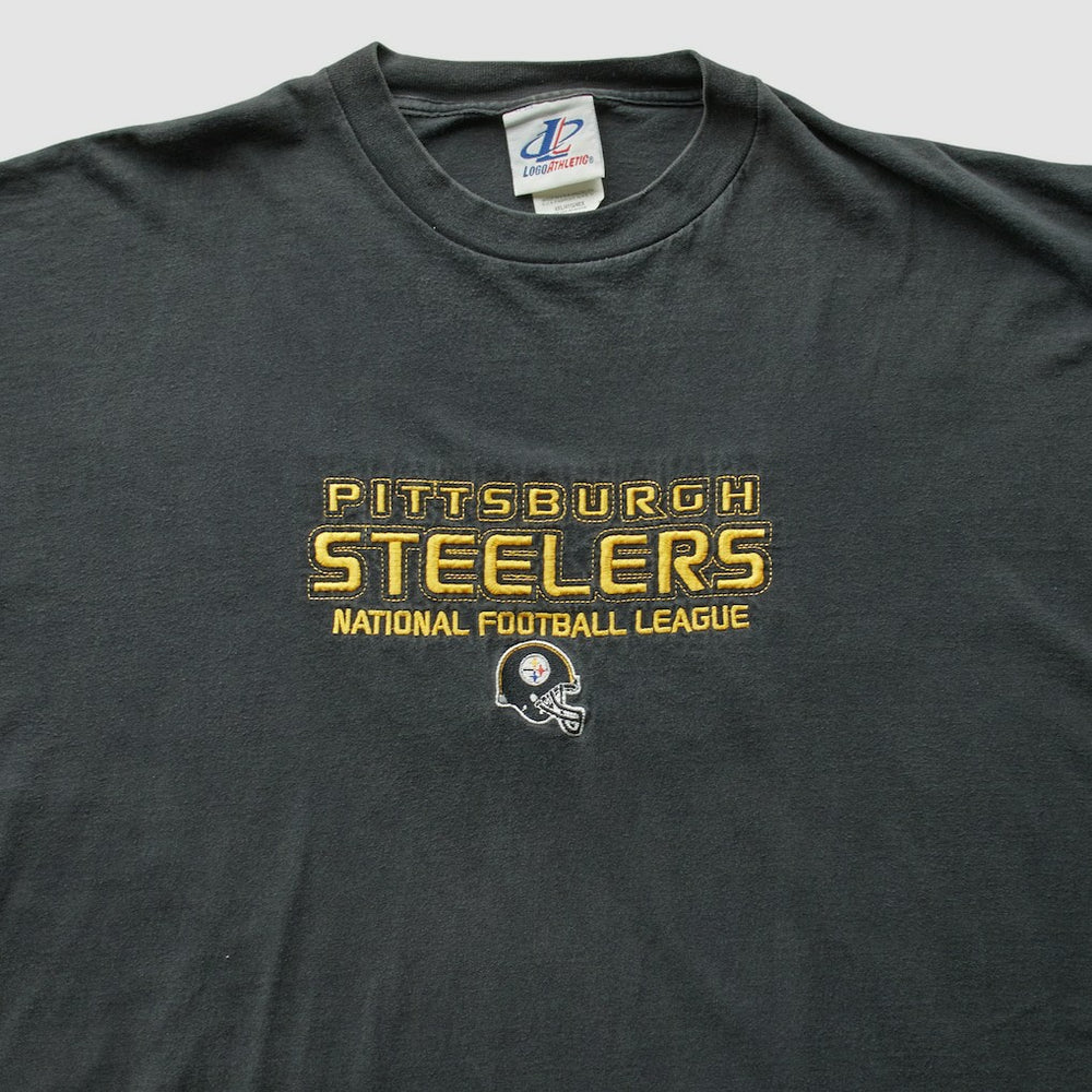 Pittsburgh Steelers Logo Athletic 2000s T-Shirt Black Vintage | Fanatics