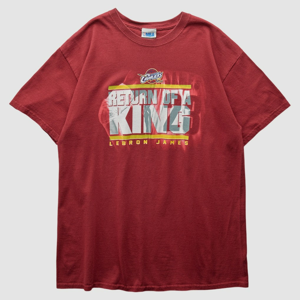 Cleveland Cavaliers 2000s T-Shirt Red Vintage - NBA