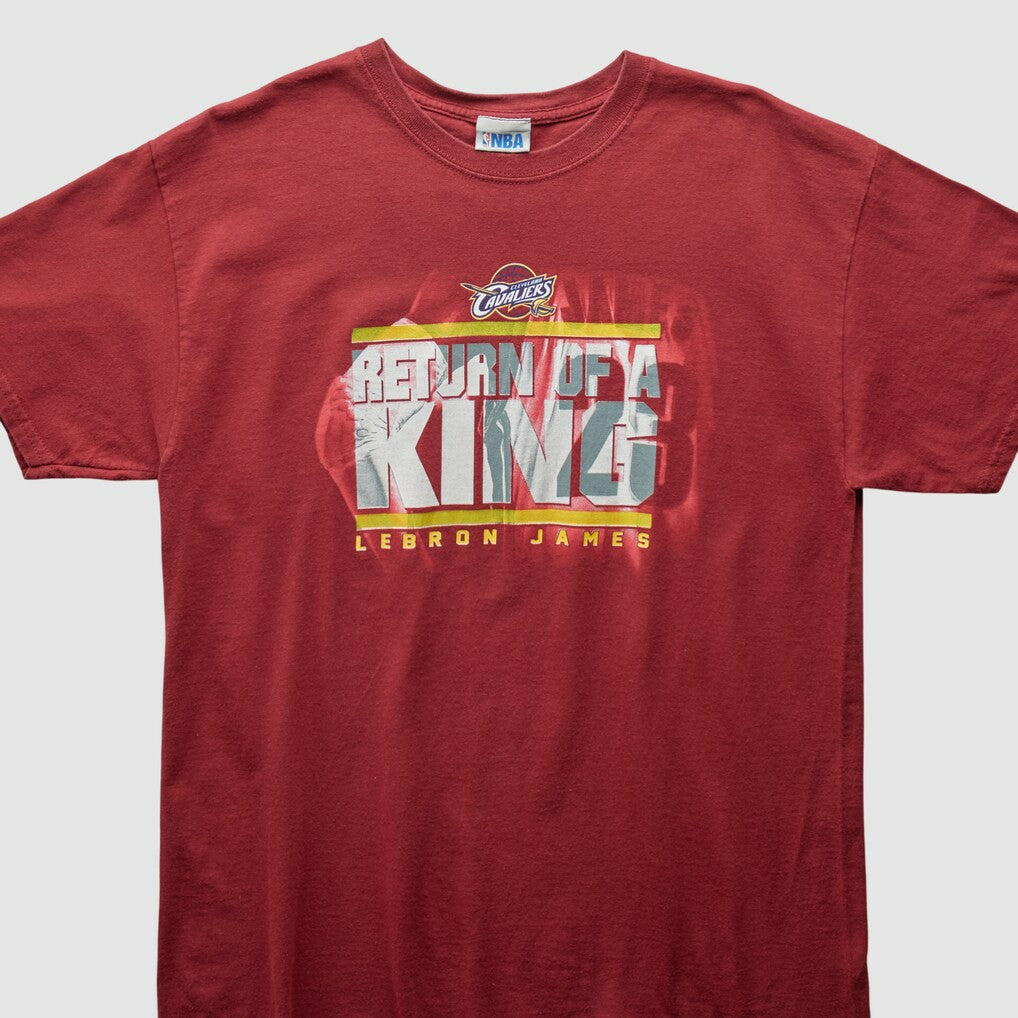 Cleveland Cavaliers 2000s T-Shirt Red Vintage - NBA