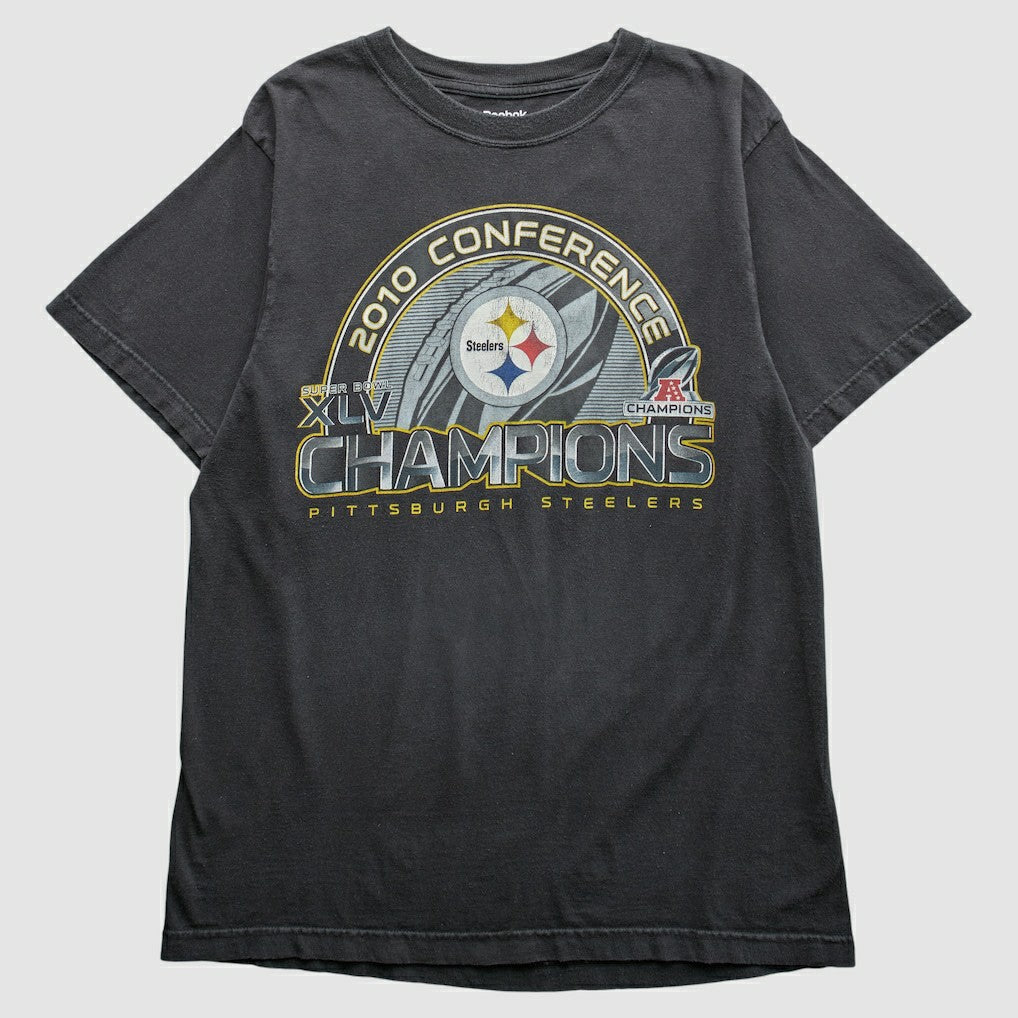 Pittsburgh Steelers Reebok 2010 T-Shirt Black Vintage | Fanatics